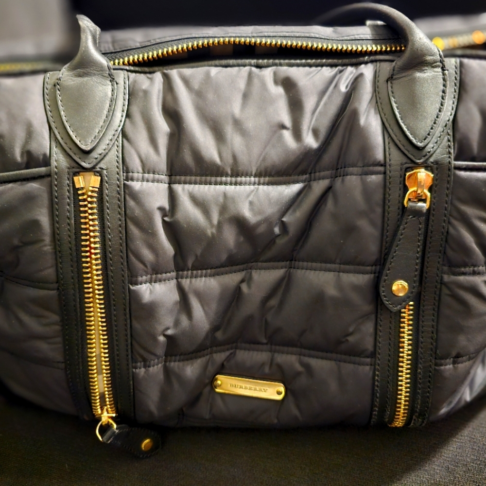 Burberry NWT Abbey Quilted Diaper Bag used